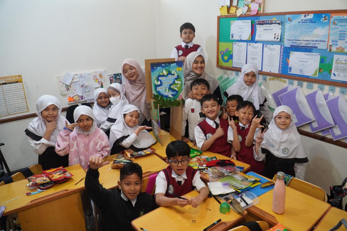 Celebrating Earth Day at DHIS Primary Buah Batu: Our Power, Our Planet!